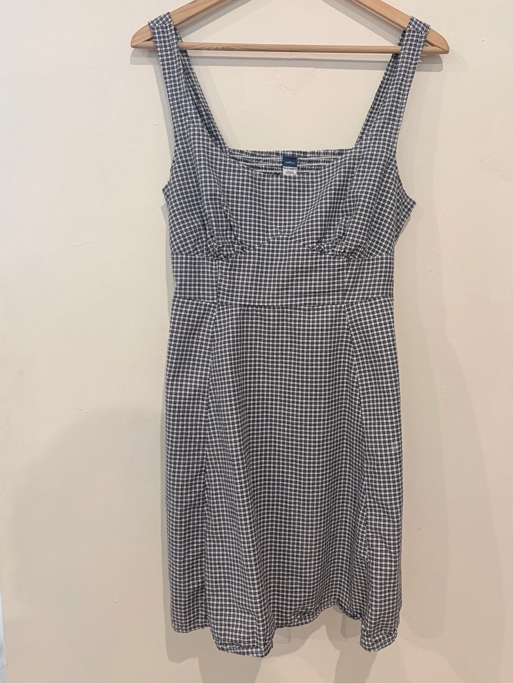 Old Navy black Gingham Sundress - Womens medium petite